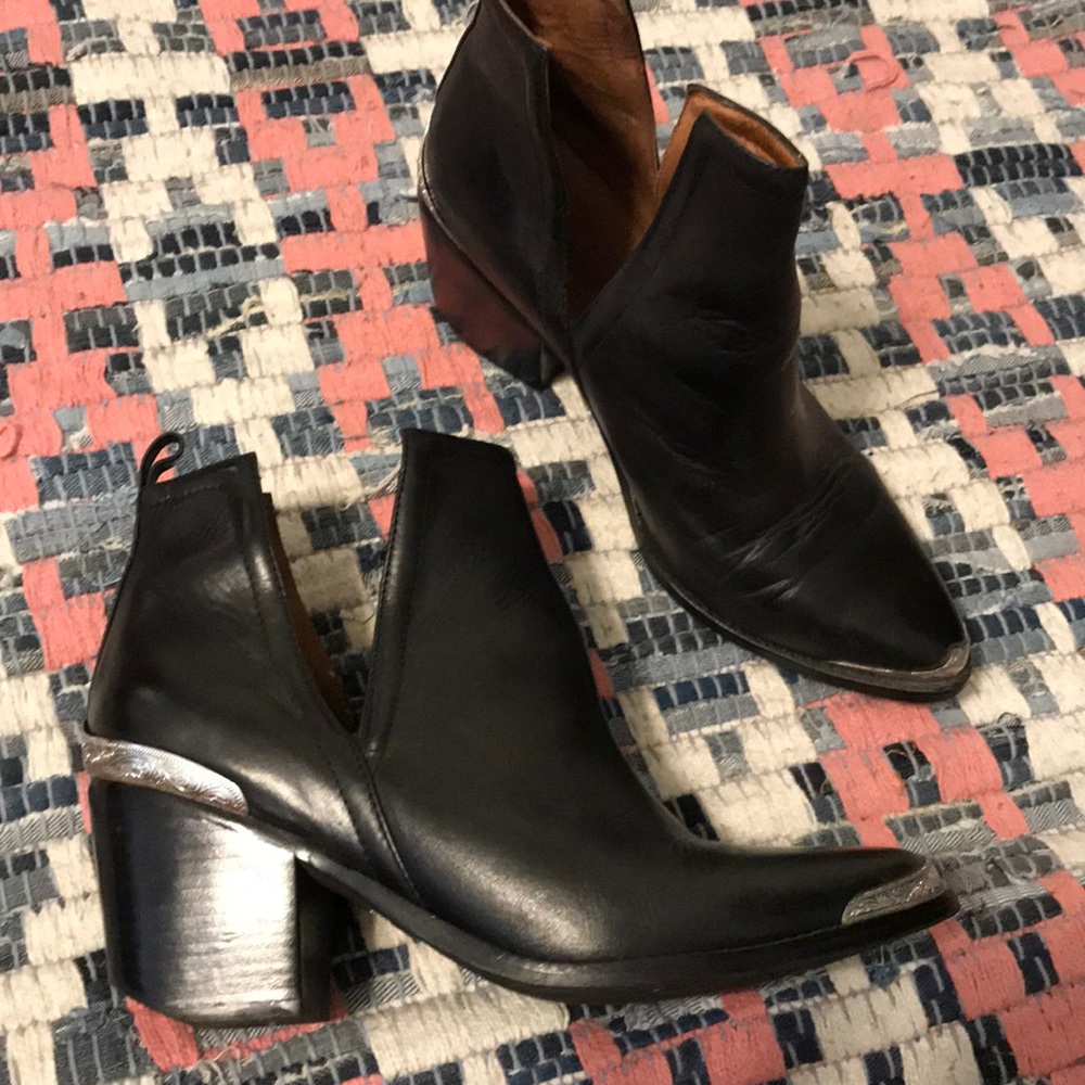 Jeffrey Campbell Hunt the Plains Black Boots